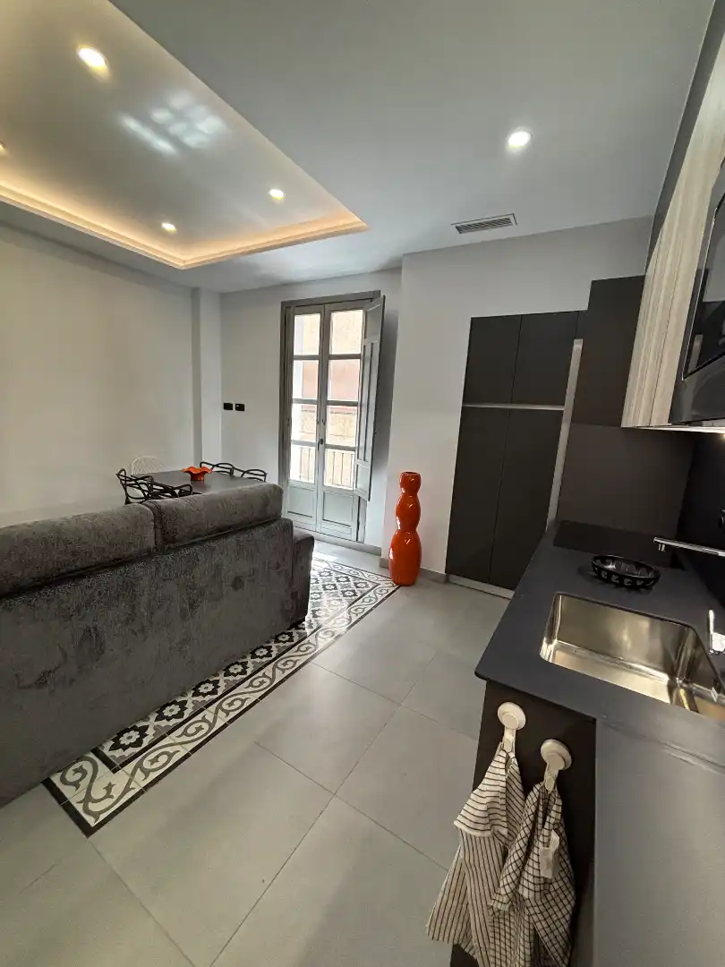 Wohnzimmer von Wohnung zur Miete in Granada mit Klimaanlage, Heizung und Möbliert