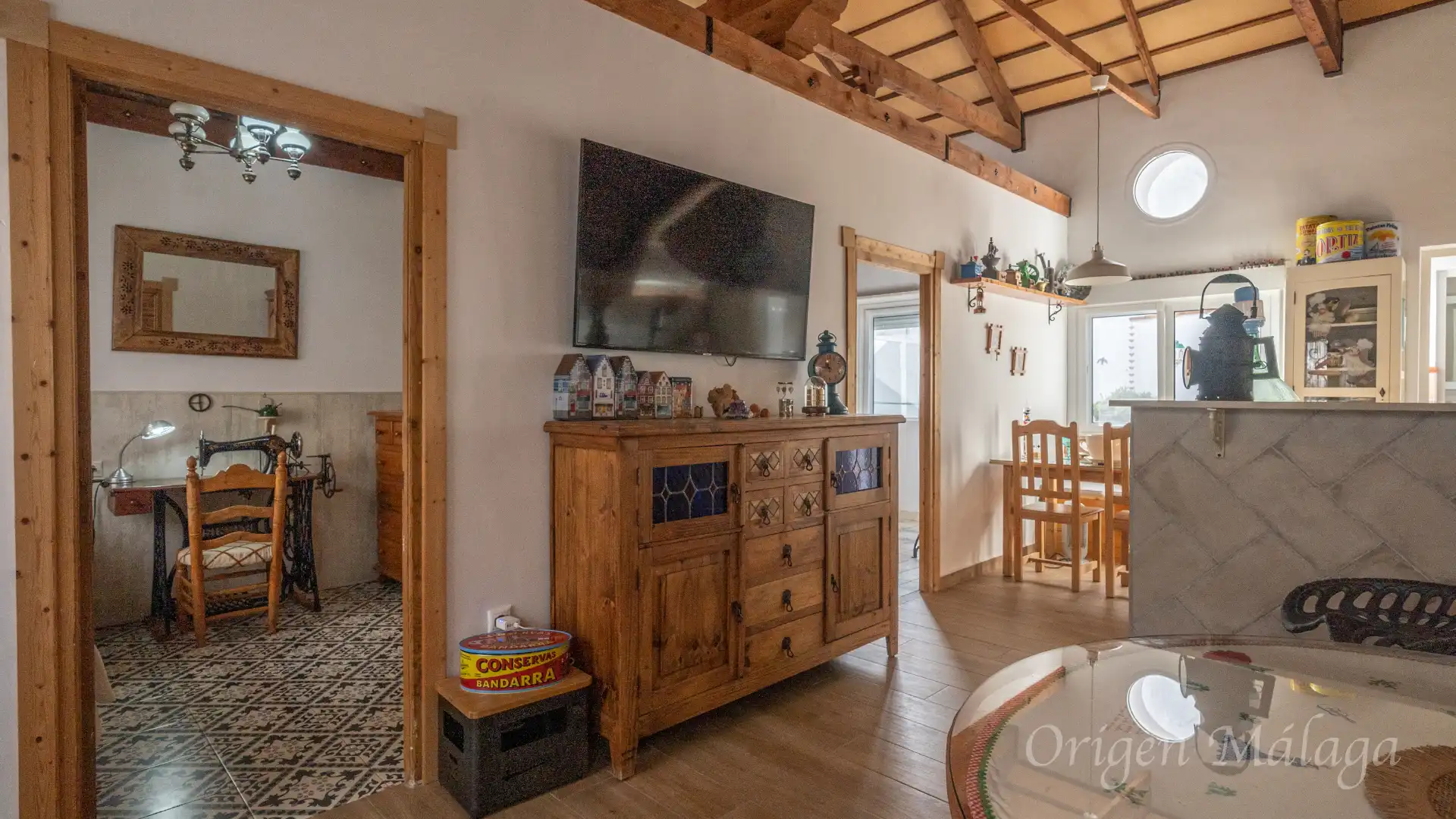 Comedor de Casa adosada en venta en Málaga con Aire acondicionado, Terraza y Trastero