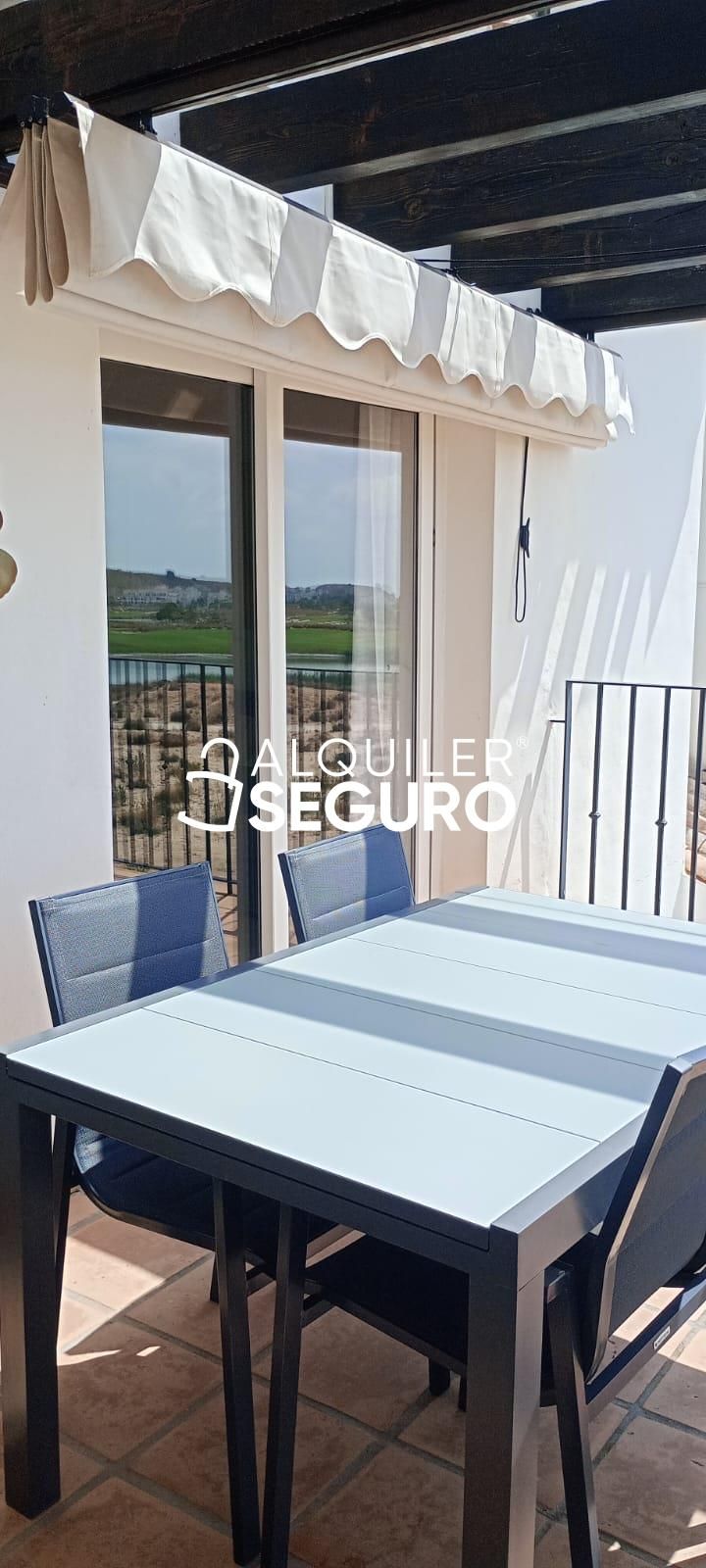 Terrace of Flat to rent in  Murcia Capital  with Air Conditioner, Heating and Terrace