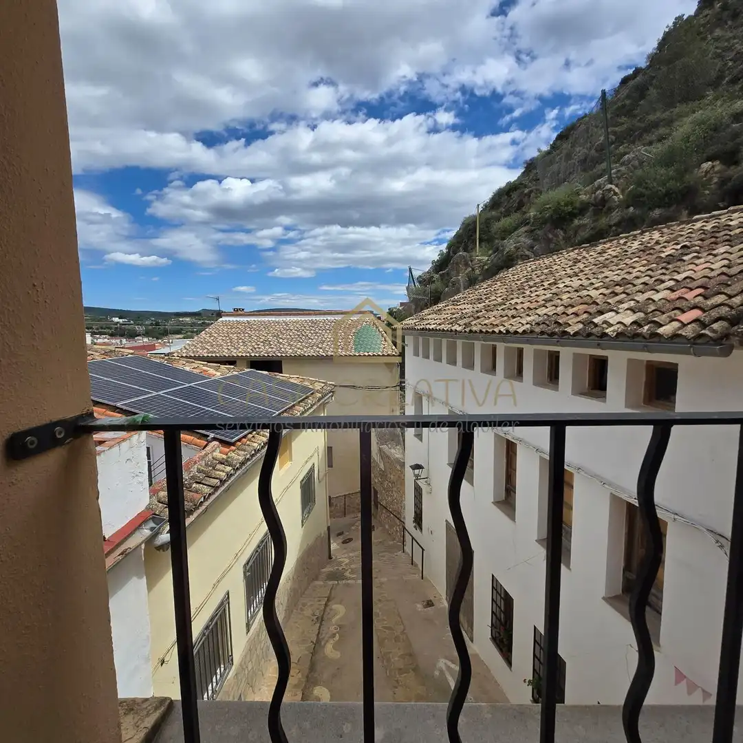 Vista exterior de Casa o xalet en venda en Mogente / Moixent amb Aire condicionat, Terrassa i Traster