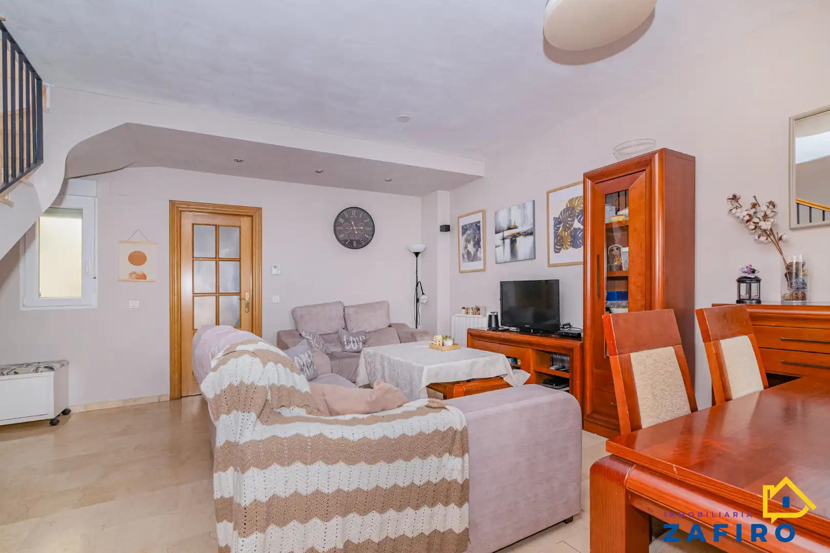 Wohnzimmer von Haus oder Chalet zum Verkauf in Alhendín mit Heizung, Parkett und Abstellraum
