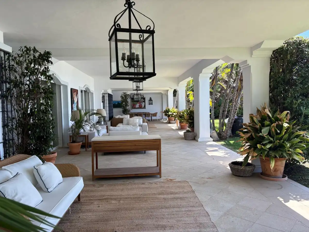 Terrassa de Casa o xalet de lloguer en Estepona amb Aire condicionat, Jardí privat i Terrassa