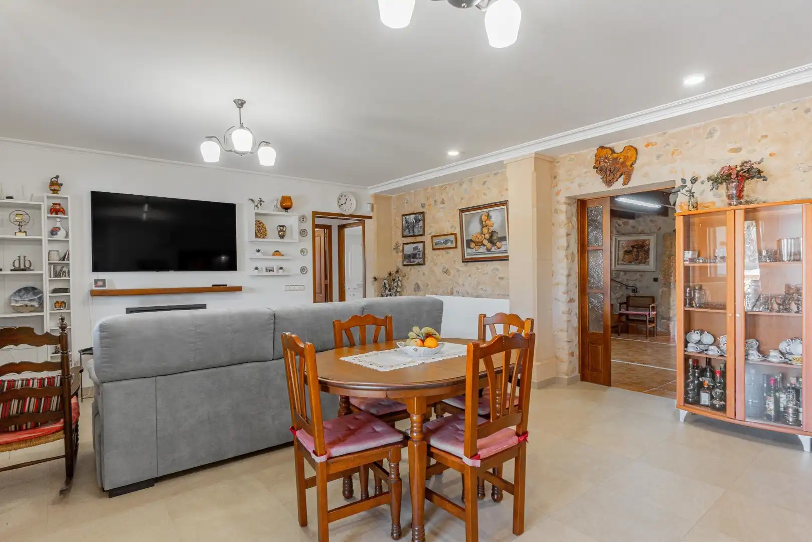 Dining room of Country homes for sale in Inca  with Air Conditioner, Heating and Private garden