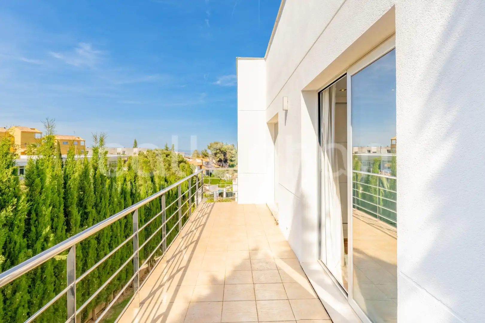 Terraza de Casa o chalet en venta en Chiva con Aire acondicionado, Calefacción y Jardín privado