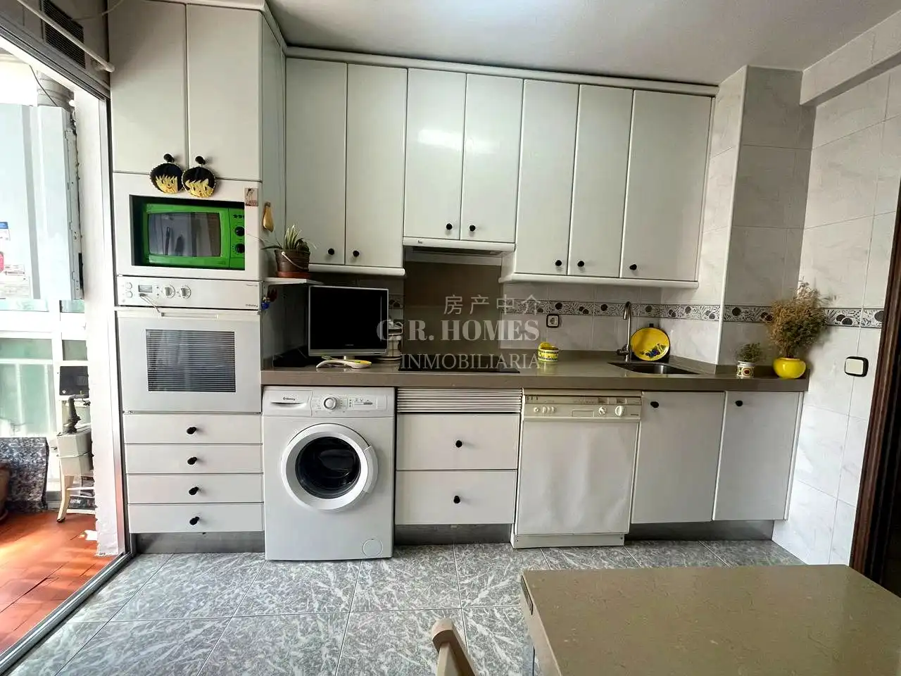 Kitchen of Flat for sale in Getafe  with Air Conditioner, Heating and Terrace