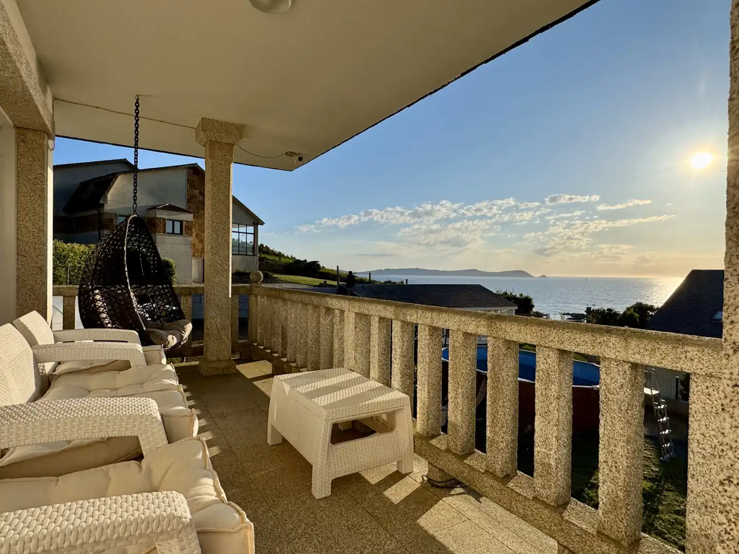 Terraza de Casa o chalet en venta en Sanxenxo con Calefacción, Jardín privado y Terraza