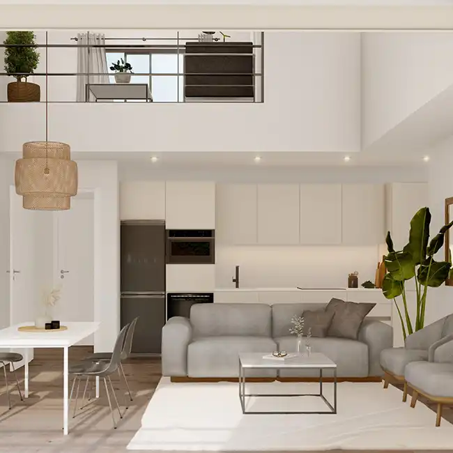 Sala de estar de Dúplex en venta en Sant Feliu de Guíxols con Aire acondicionado, Calefacción y Parquet