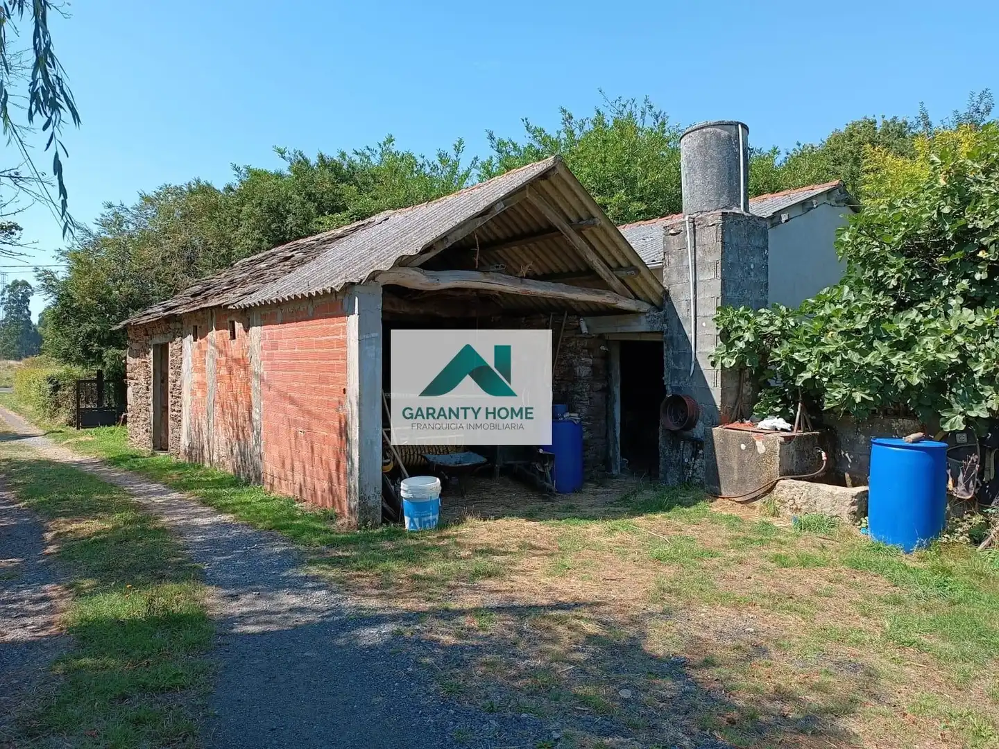Vista exterior de Casa o chalet en venta en Aranga con Jardín privado