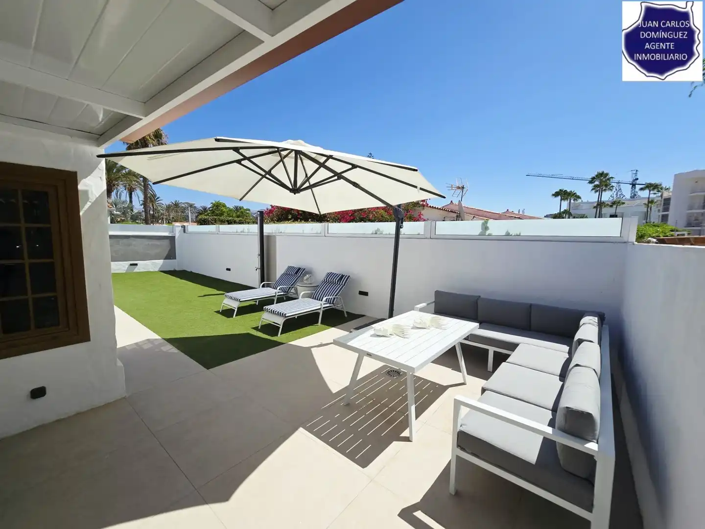 Terraza de Casa o chalet de alquiler en San Bartolomé de Tirajana con Aire acondicionado, Jardín privado y Terraza