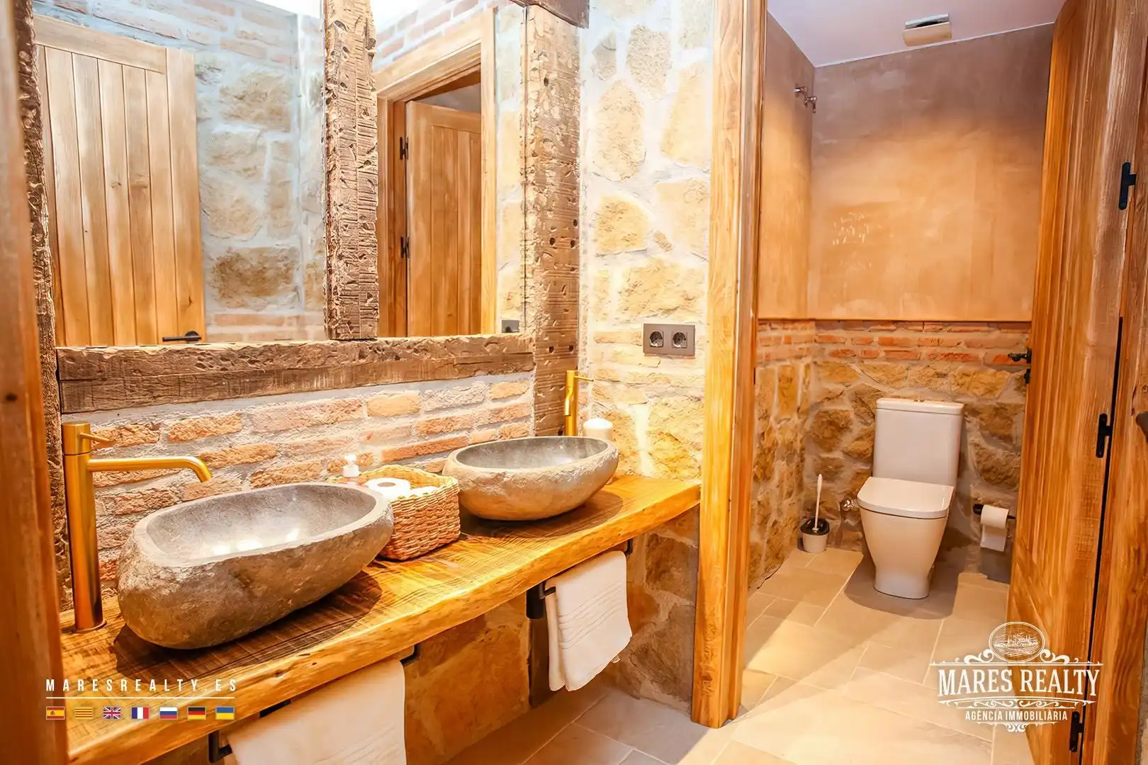 Badezimmer von Country house zum Verkauf in Vidreres mit Heizung, Privatgarten und Abstellraum