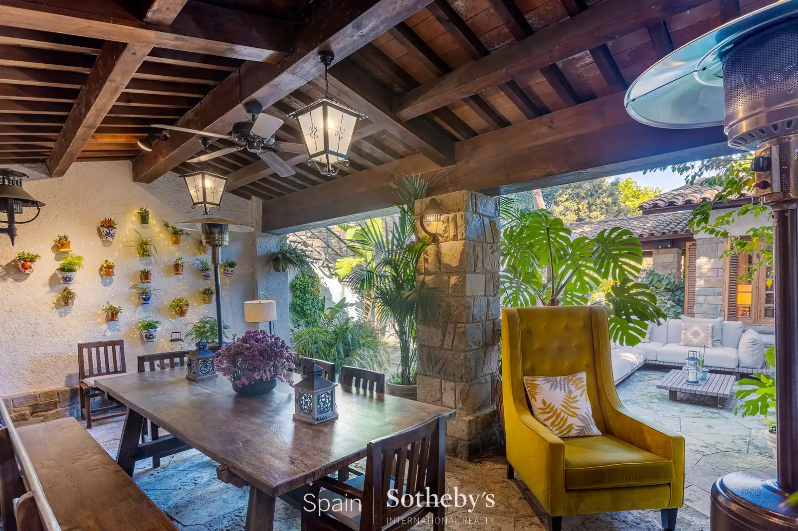 Terrace of Country homes for sale in Premià de Dalt  with Air Conditioner, Heating and Private garden