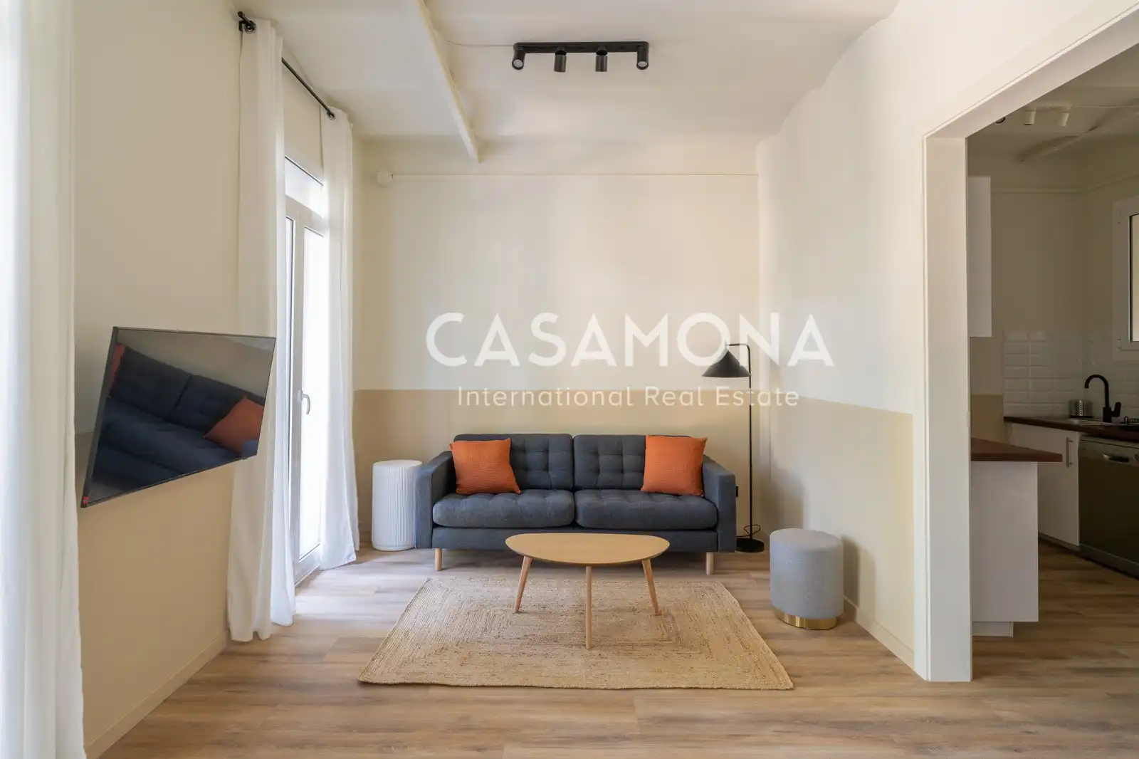 Living room of Apartments for rent in Sant Martí