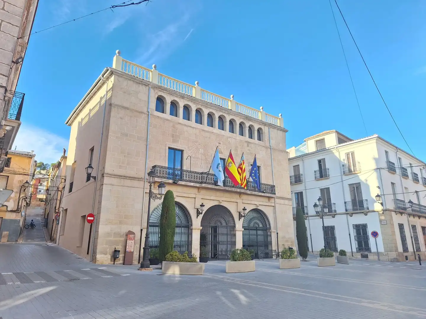 Exterior view of Flat for sale in Castalla  with Furnished and Balcony