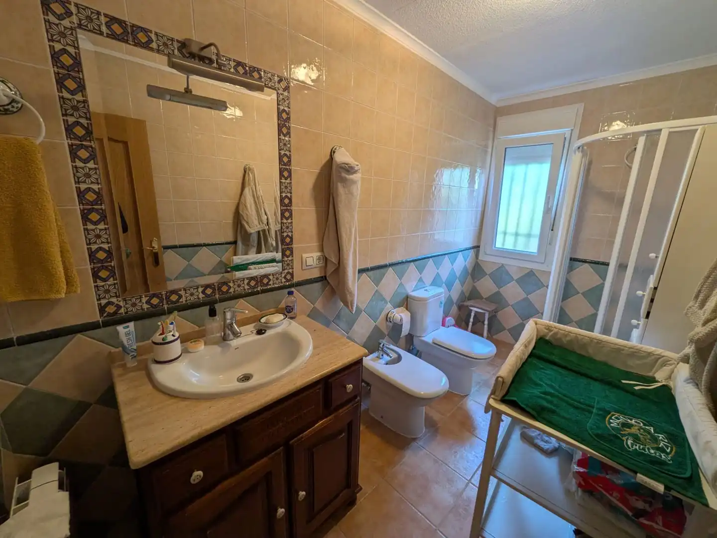 Baño de Finca rústica en venta en Miguelturra con Aire acondicionado, Calefacción y Jardín privado