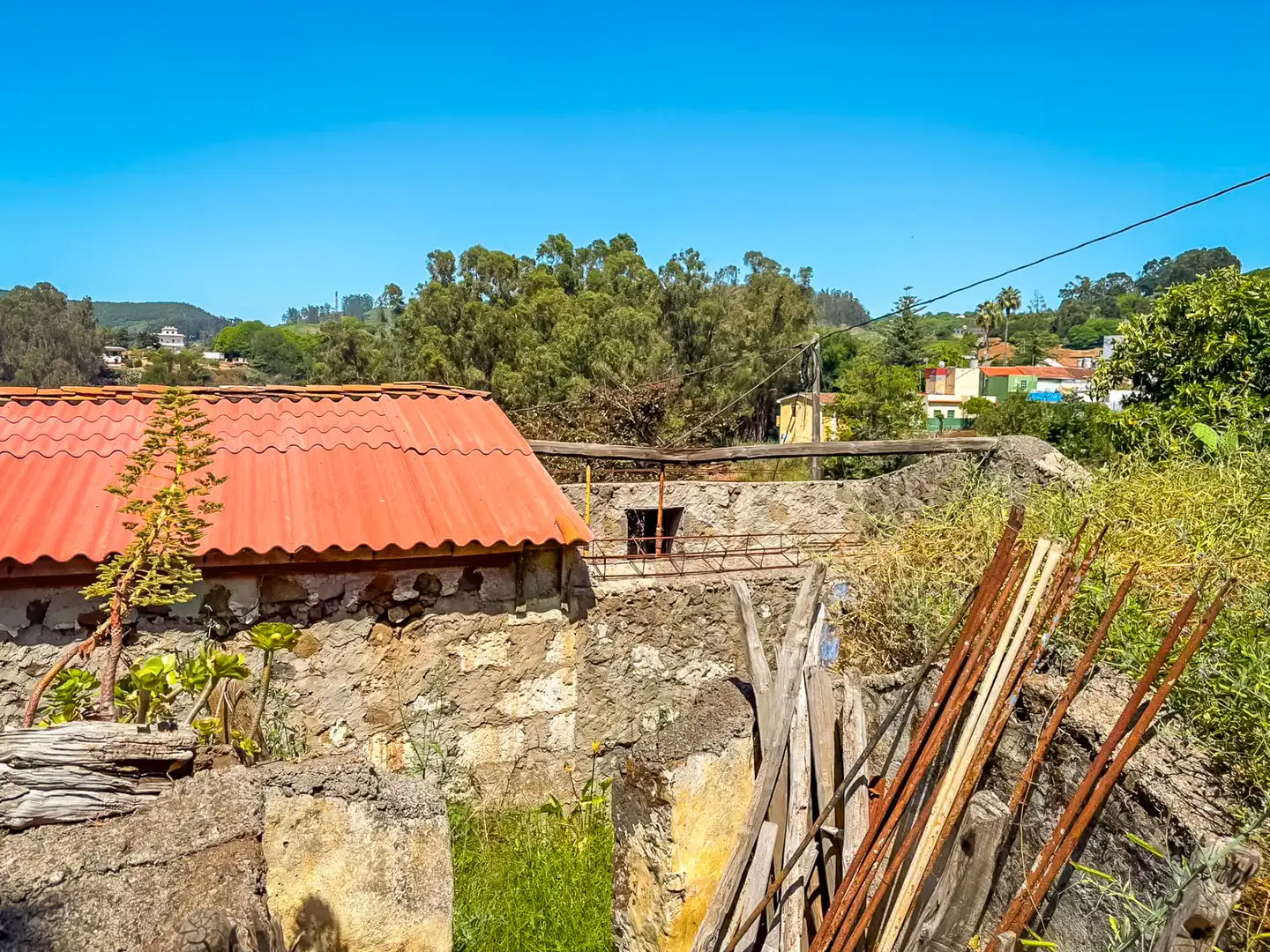 Vista exterior de Casa o chalet en venta en Valleseco
