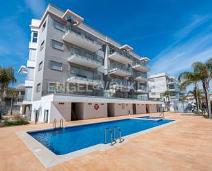 Swimming pool of Attic for sale in Oliva  with Air Conditioner, Heating and Private garden