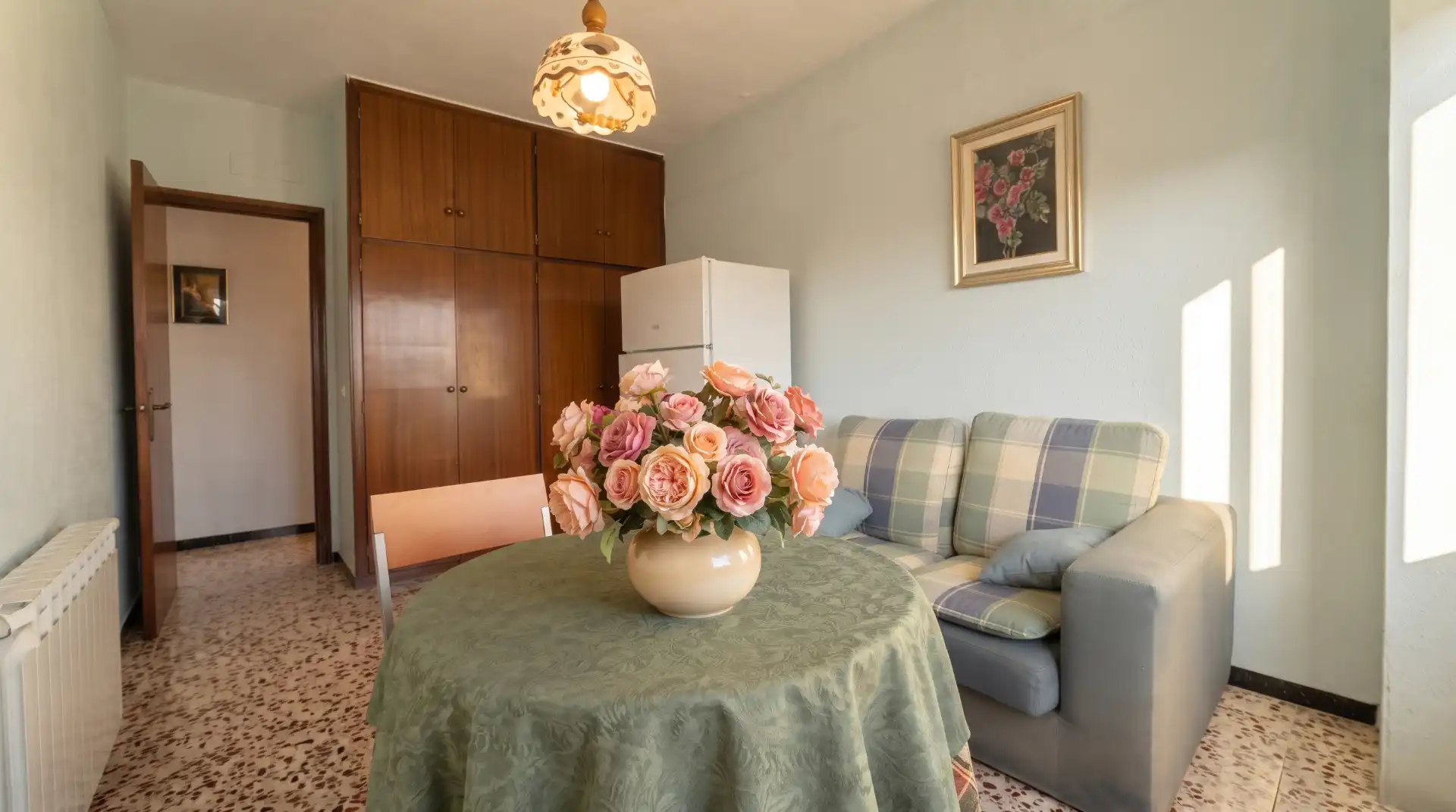 Living room of Attic for sale in Terrassa  with Heating, Terrace and Oven