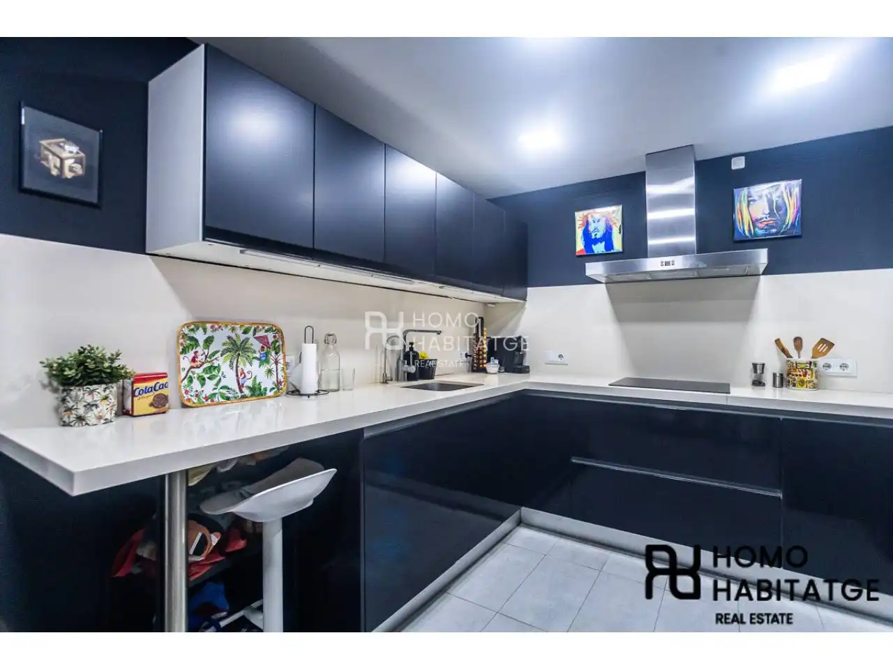 Cocina de Casa o chalet en venta en Sabadell con Aire acondicionado, Calefacción y Terraza