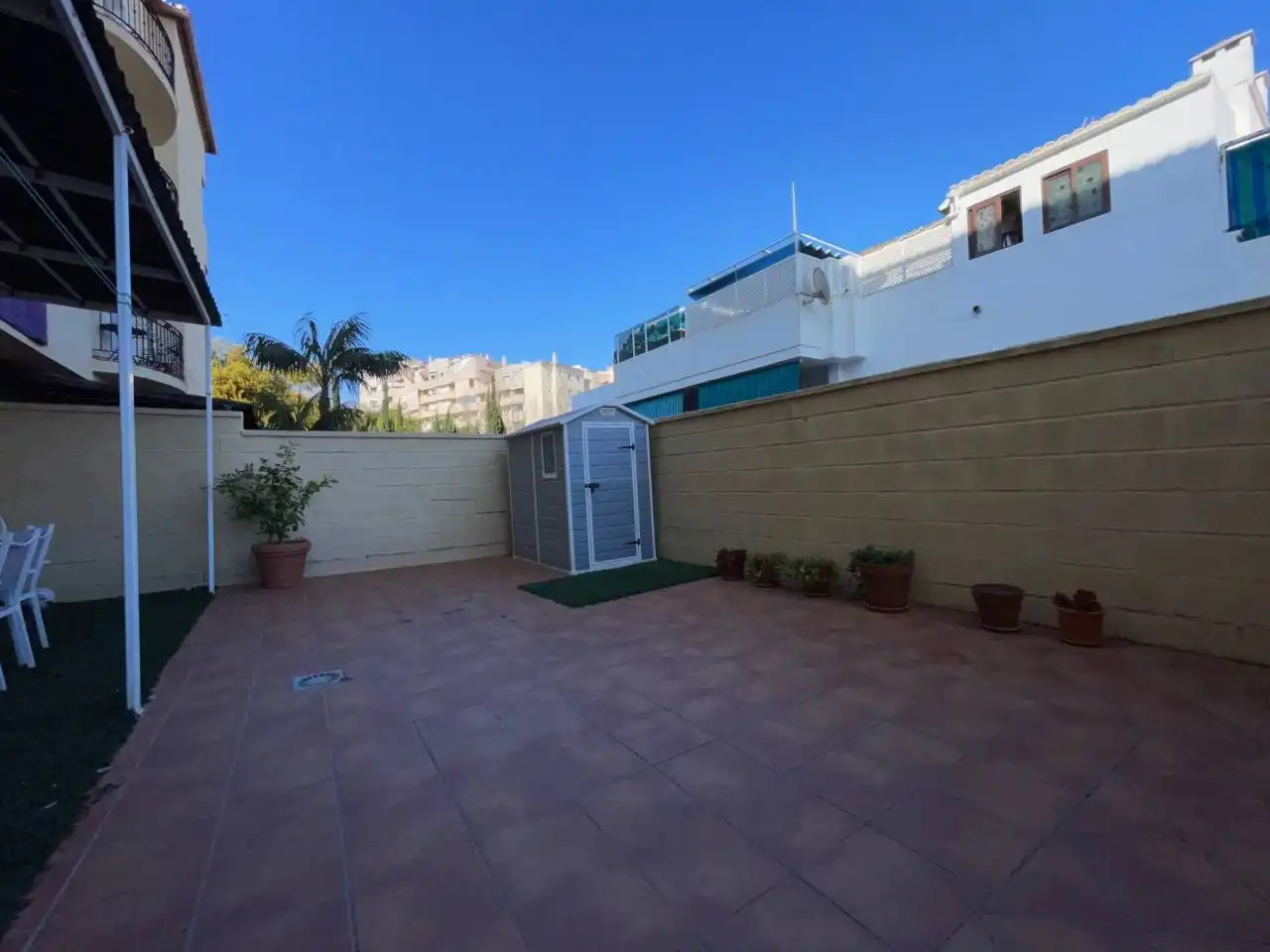 Terraza de Piso de alquiler en Estepona con Aire acondicionado, Calefacción y Terraza