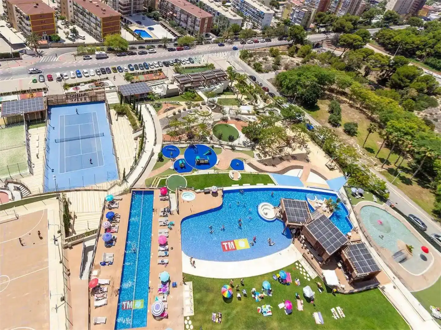 Piscina de Apartamento de alquiler en Polop con Aire acondicionado, Parquet y Piscina