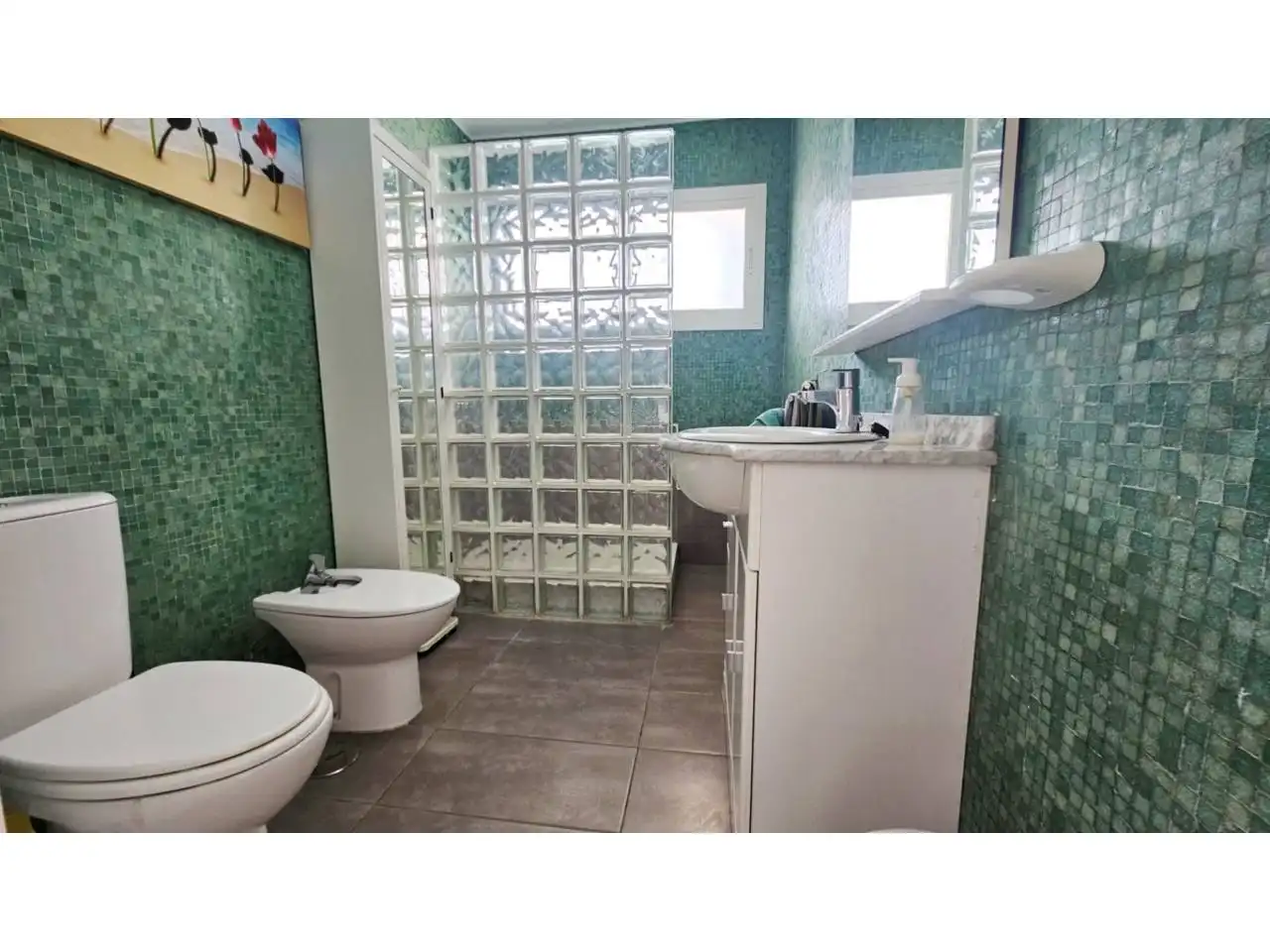 Baño de Apartamento de alquiler en San Cristóbal de la Laguna con Terraza, Amueblado y Balcón