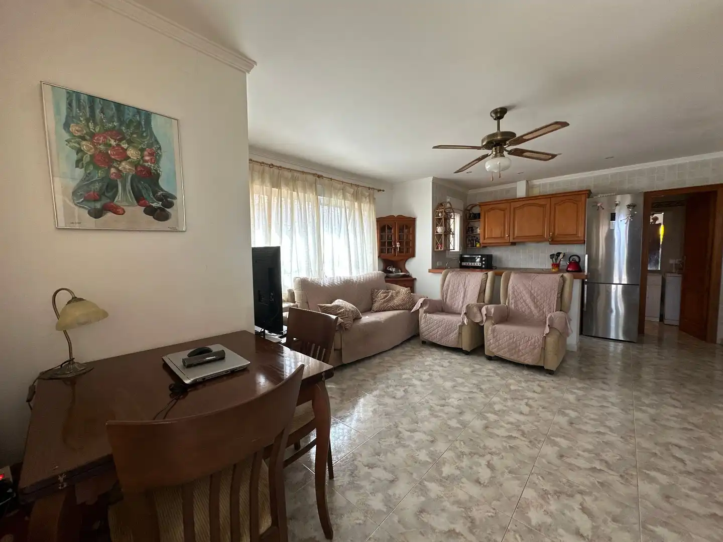 Sala d'estar de Casa o xalet en venda en Calpe / Calp amb Aire condicionat, Calefacció i Piscina