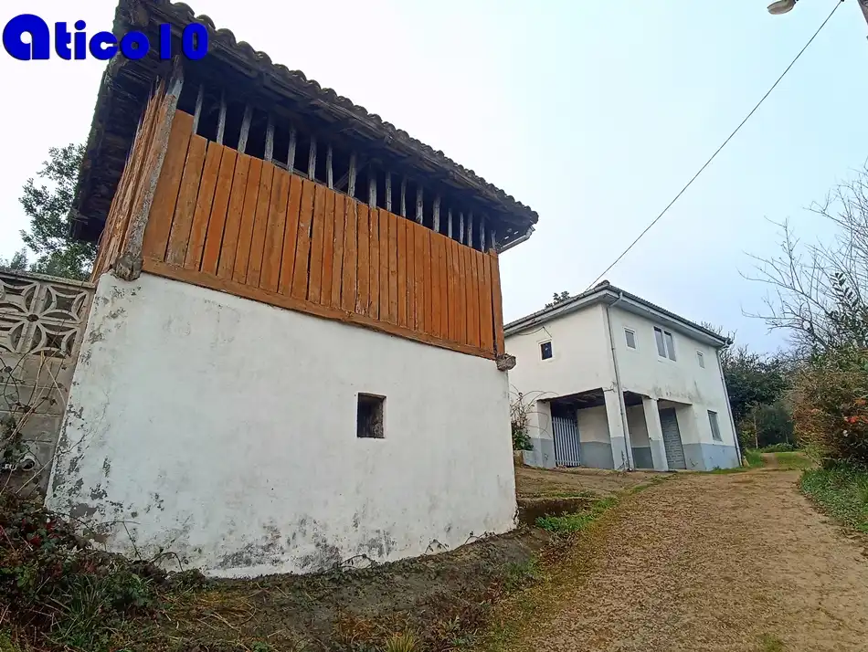 Vista exterior de Casa o chalet en venta en Boal con Calefacción y Amueblado