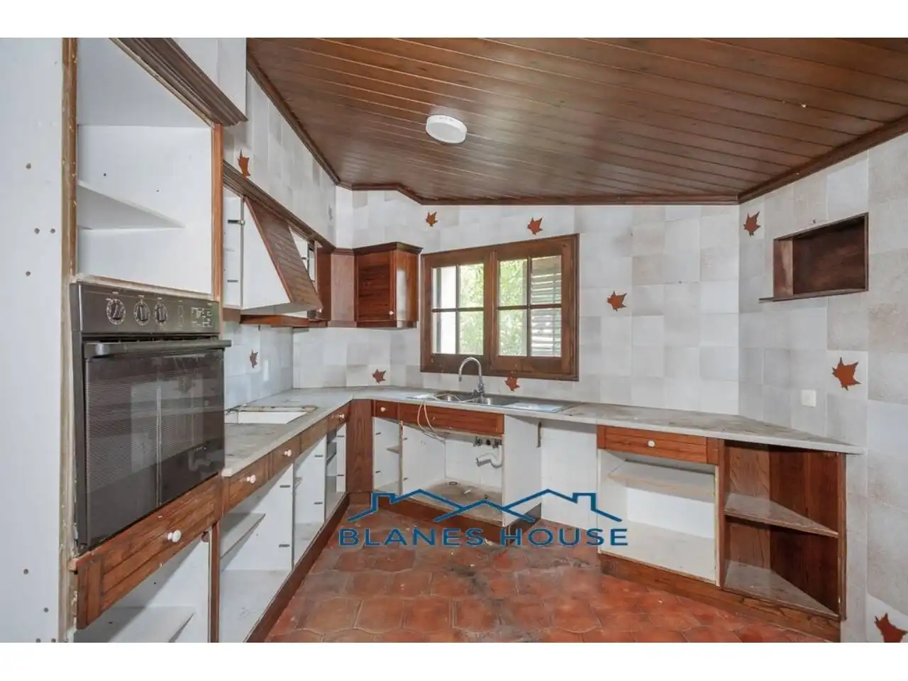 Küche von Country house zum Verkauf in Riudarenes mit Terrasse und Schwimmbad