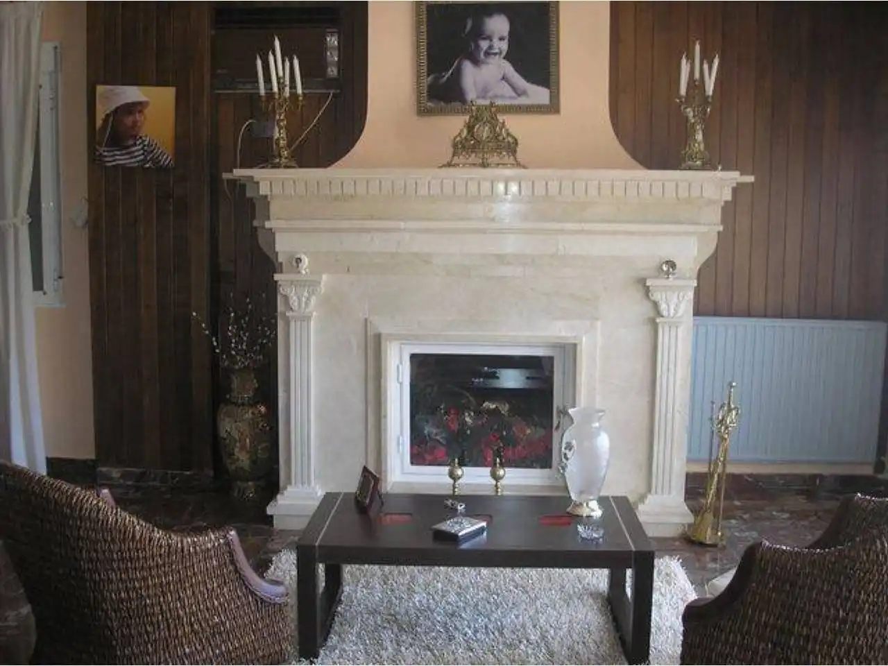 Living room of Houses for sale in Villar de Rena  with Heating, Terrace and Alarm