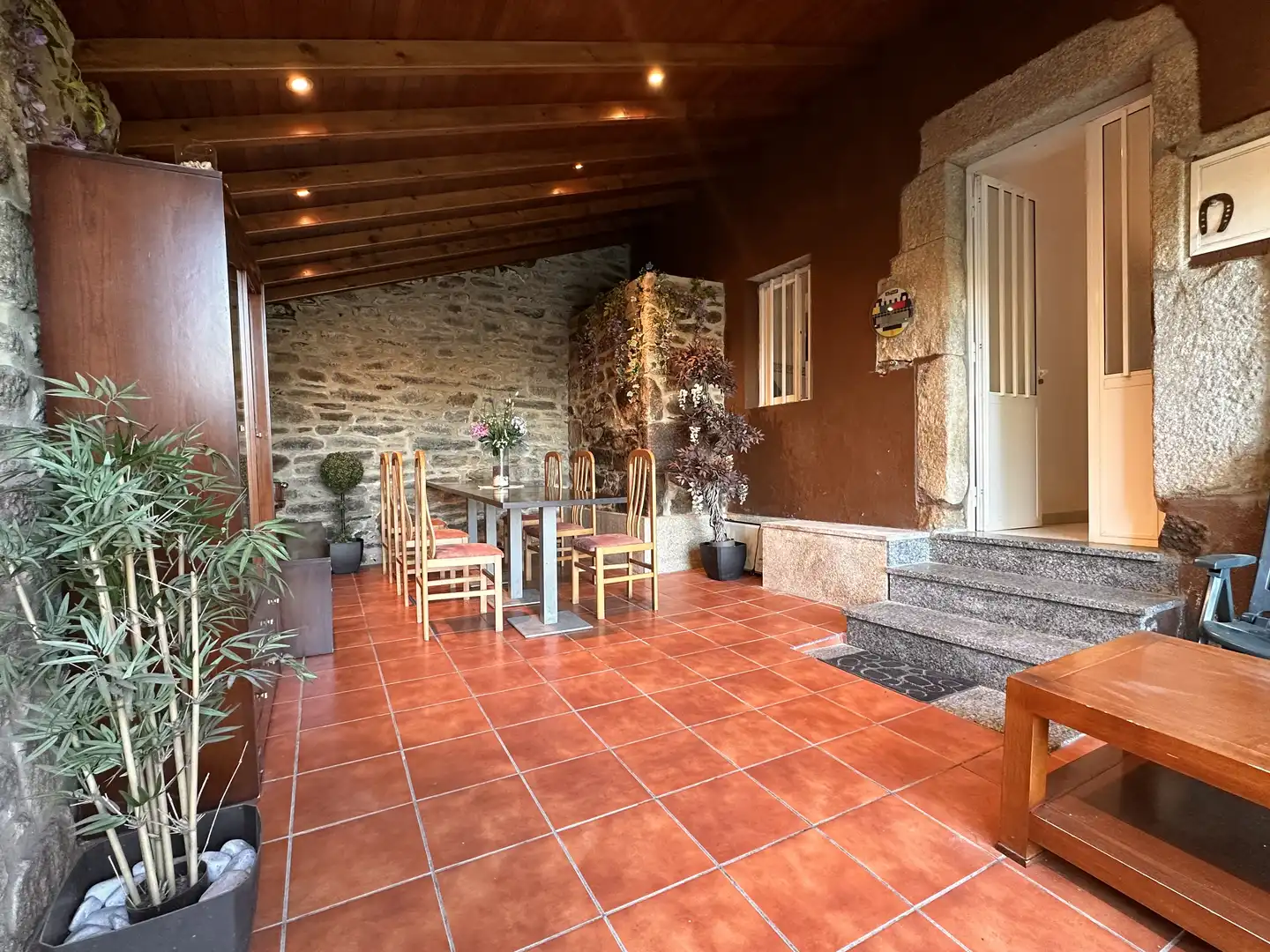 Terraza de Finca rústica en venta en Teo con Calefacción, Terraza y Trastero