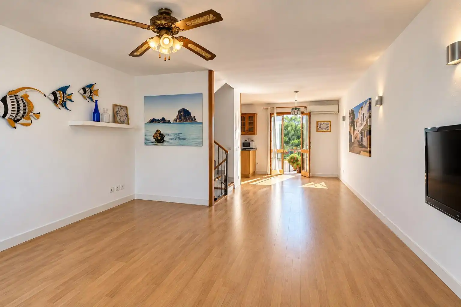 Sala de estar de Casa adosada en venta en S'Estanyol