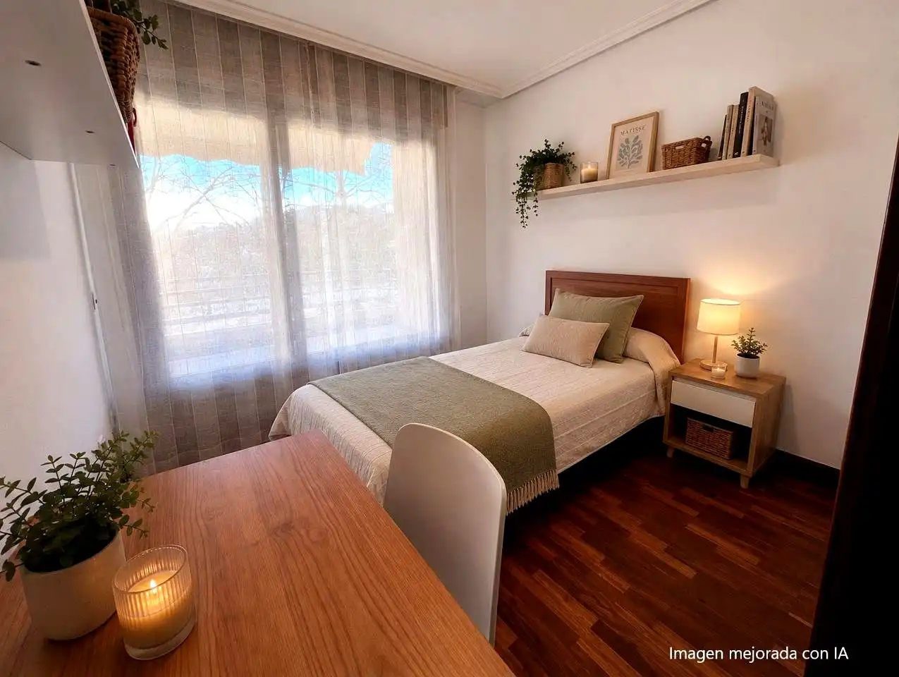 Dormitori de Pis en venda en Vitoria - Gasteiz amb Calefacció, Parquet i Terrassa