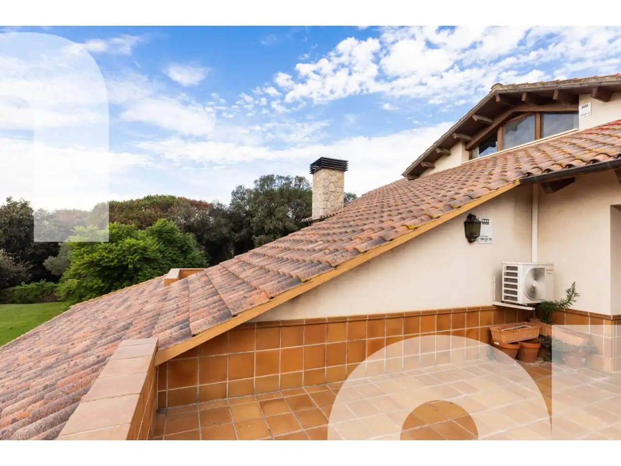 Terraza de Casa o chalet de alquiler en Santa Eulàlia de Ronçana con Calefacción, Jardín privado y Terraza