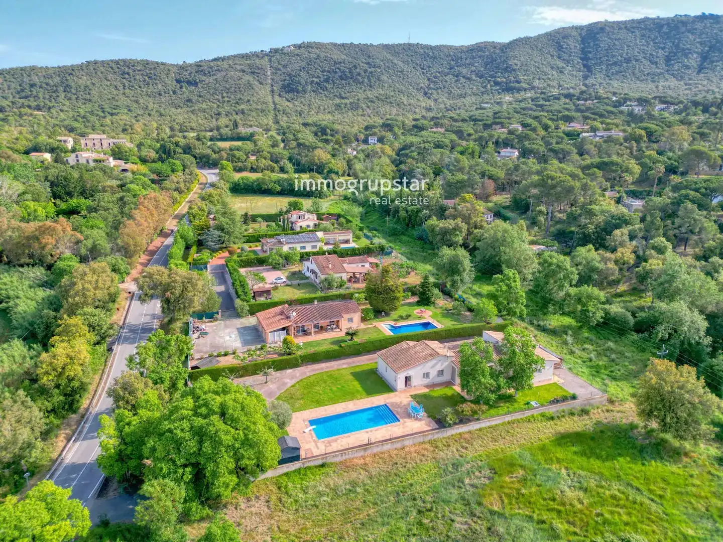 Vista exterior de Casa o chalet en venta en Santa Cristina d'Aro con Calefacción, Terraza y Piscina