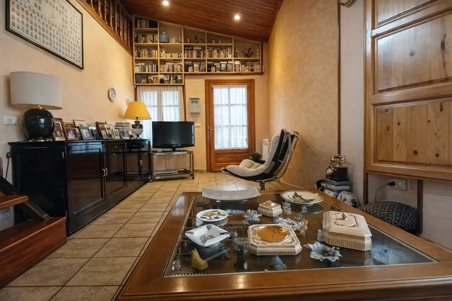 Sala d'estar de Casa o xalet en venda en Vila-real amb Aire condicionat, Calefacció i Jardí privat