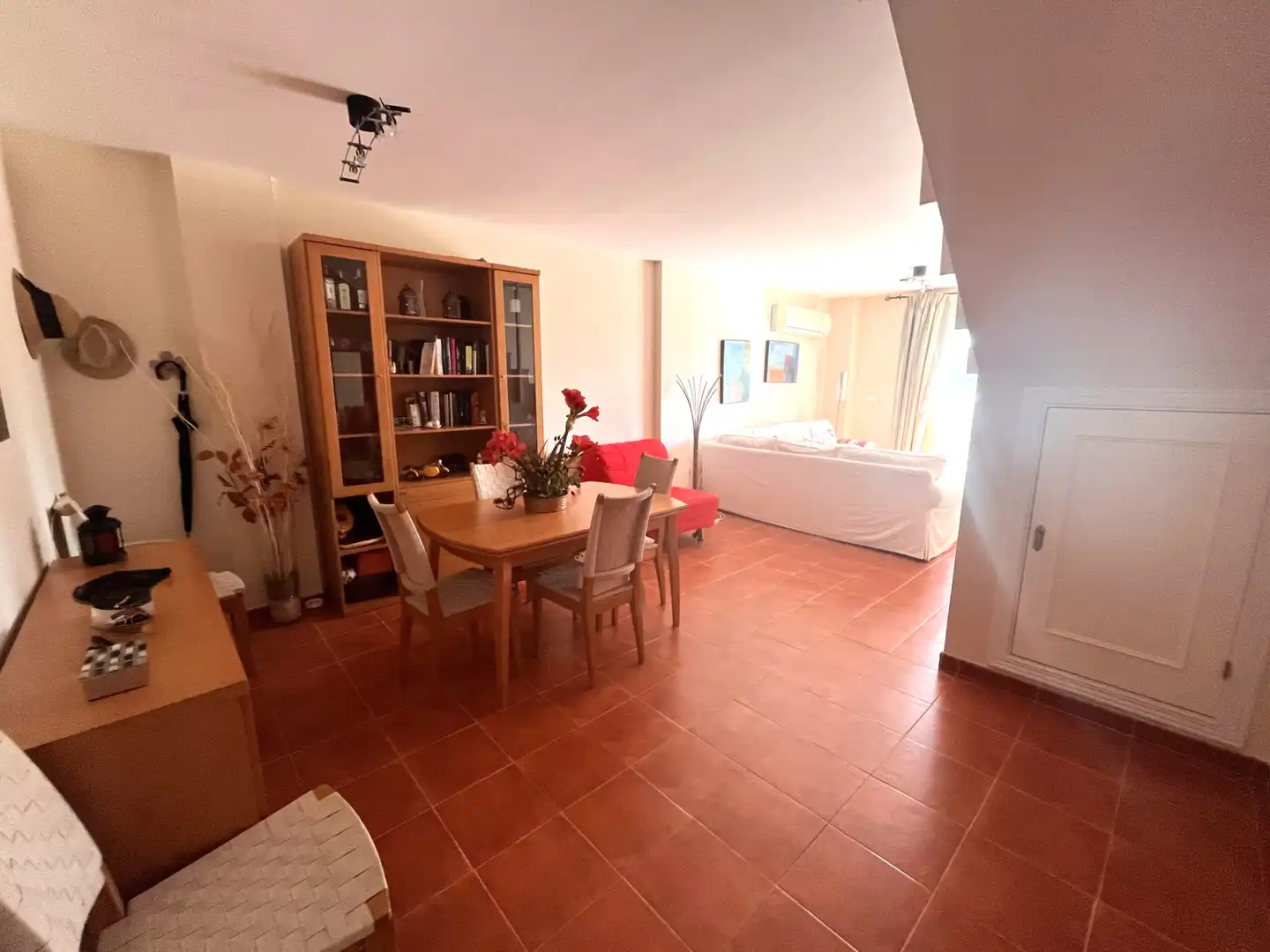Sala d'estar de Dúplex en venda en Islantilla amb Aire condicionat, Terrassa i Moblat