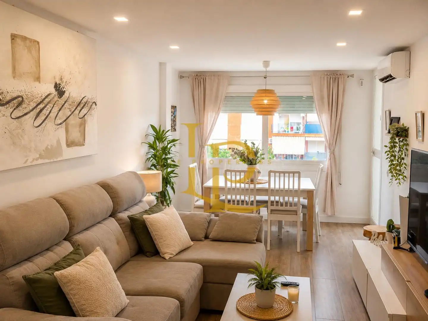 Sala de estar de Piso en venta en Rubí con Aire acondicionado, Calefacción y Parquet