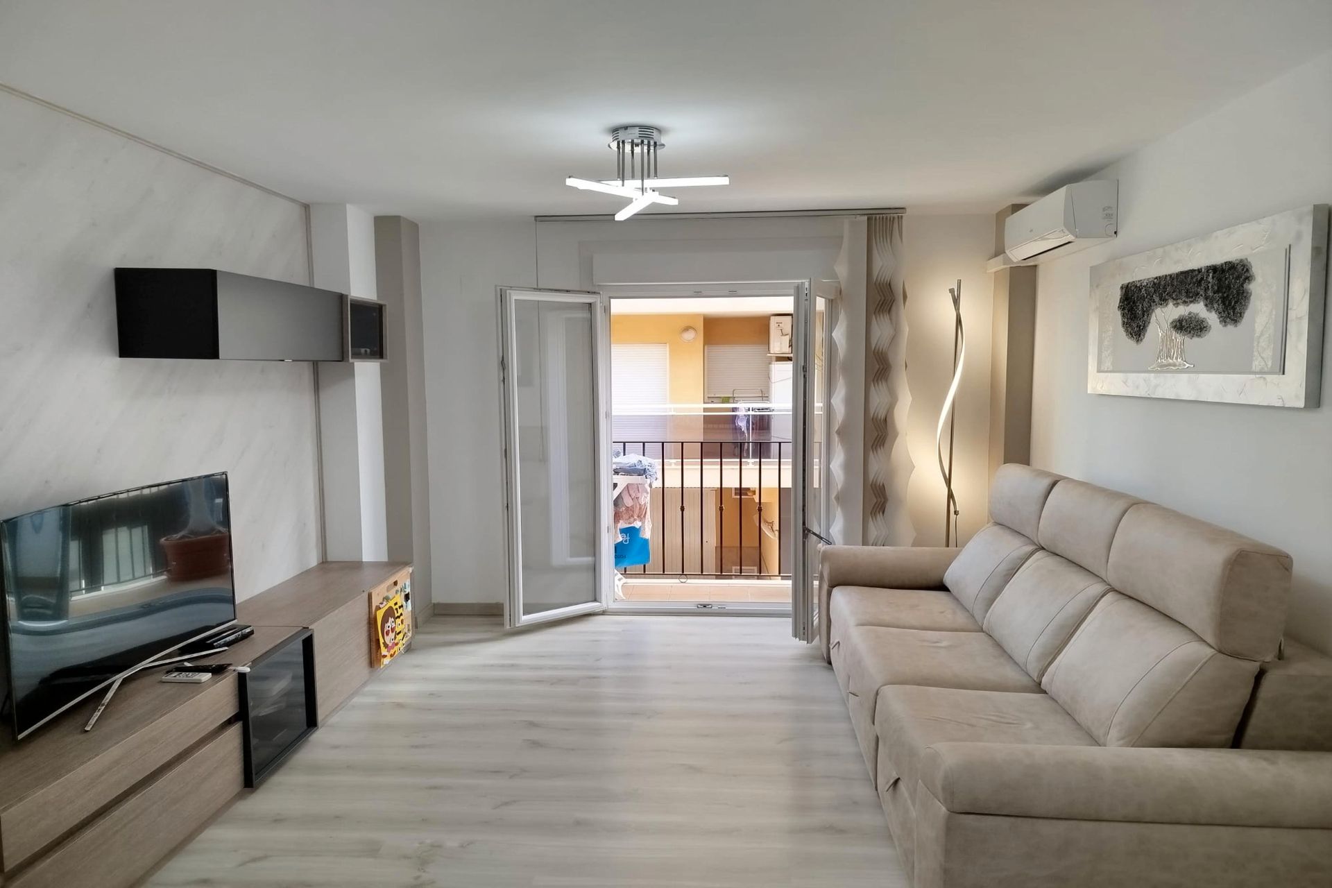 Living room of Apartment for sale in Peñíscola / Peníscola  with Air Conditioner, Terrace and Storage room