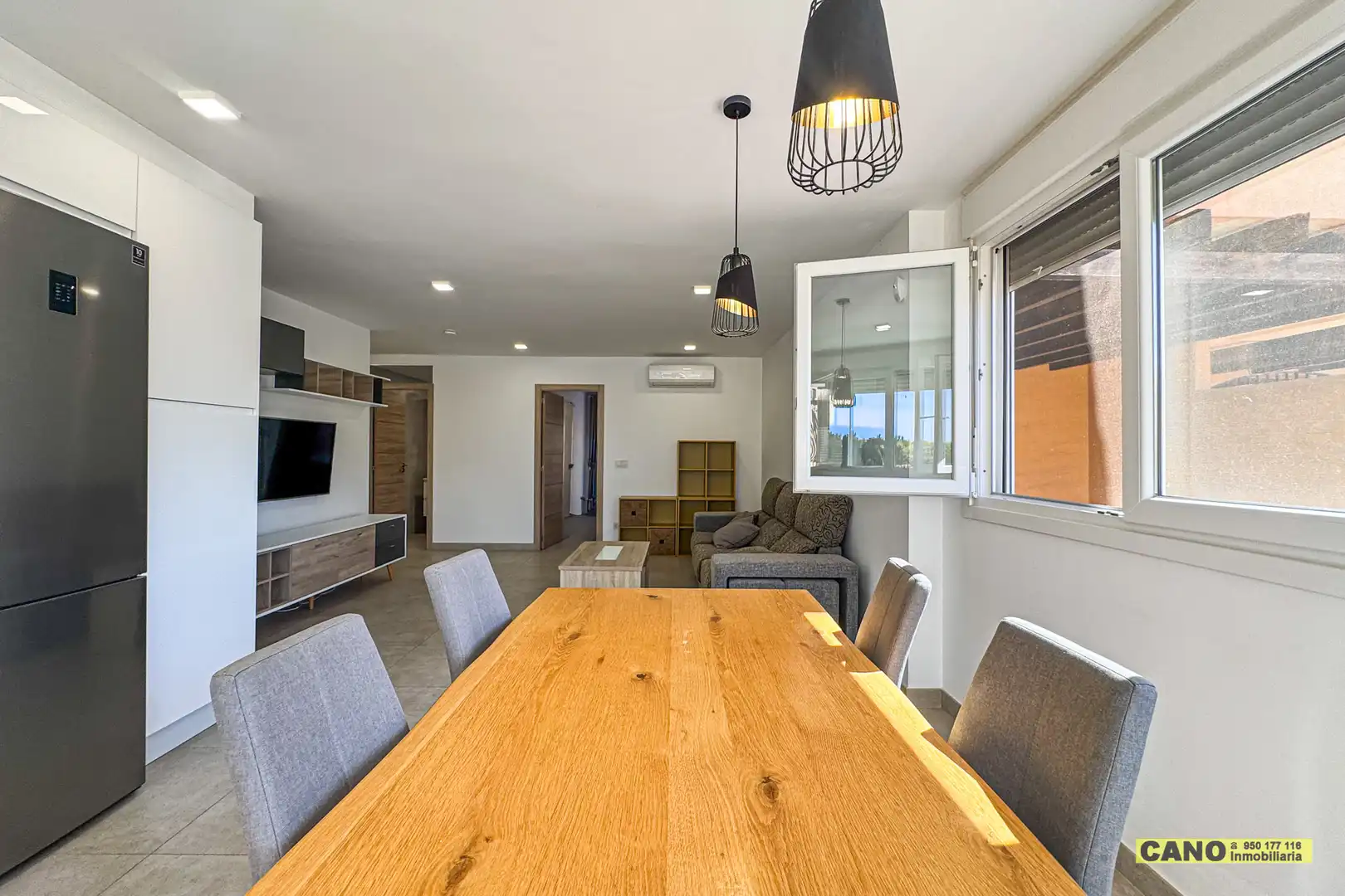 Dining room of Flat for sale in Roquetas de Mar  with Air Conditioner, Heating and Terrace