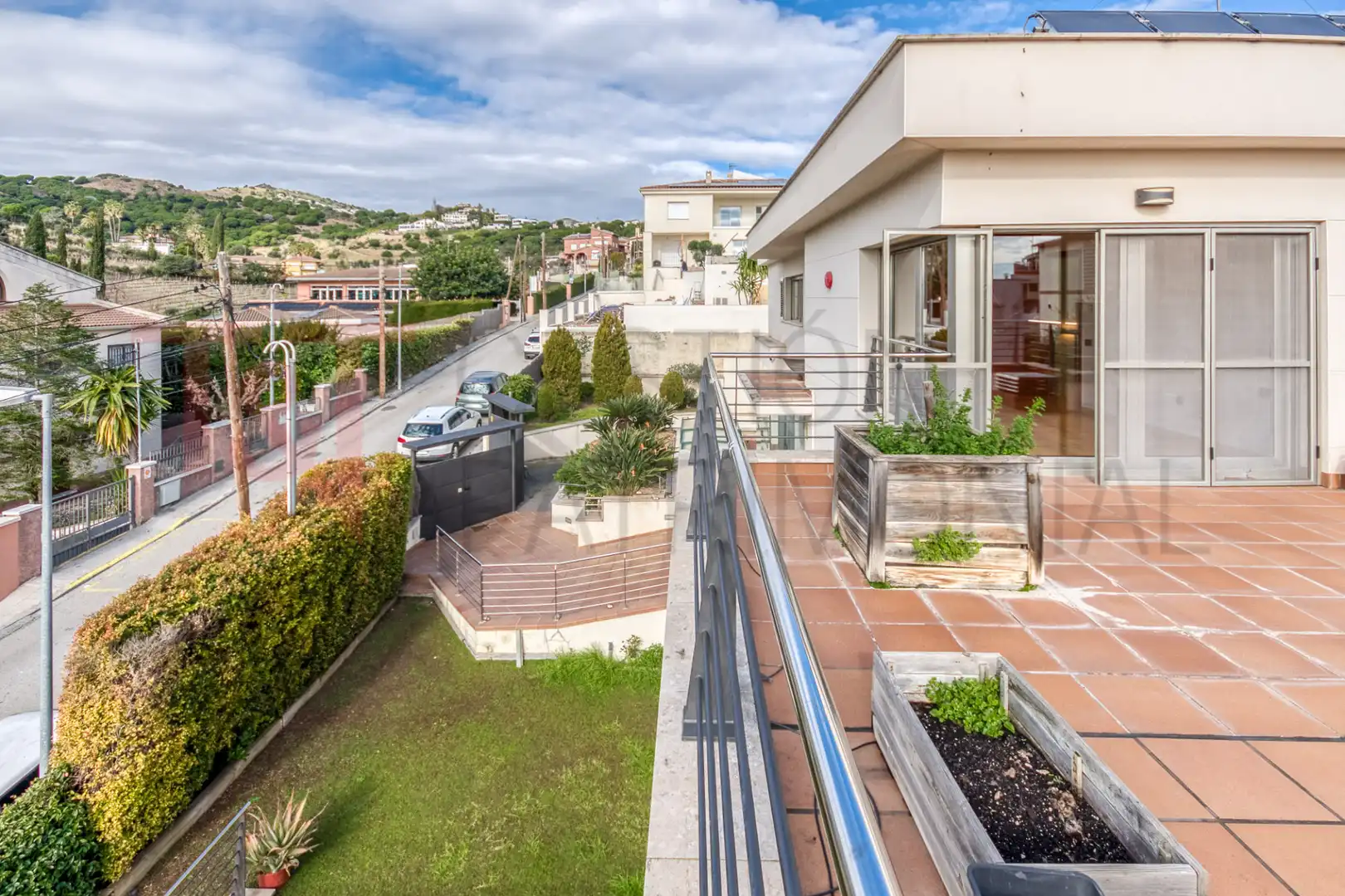 Terrassa de Casa o xalet en venda en Alella amb Aire condicionat, Calefacció i Jardí privat