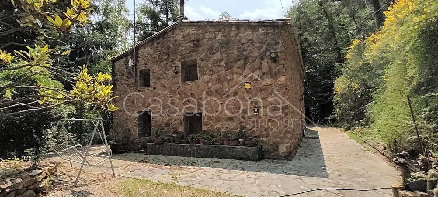 Vista exterior de Finca rústica en venta en Arbúcies con Jardín privado, Terraza y Amueblado