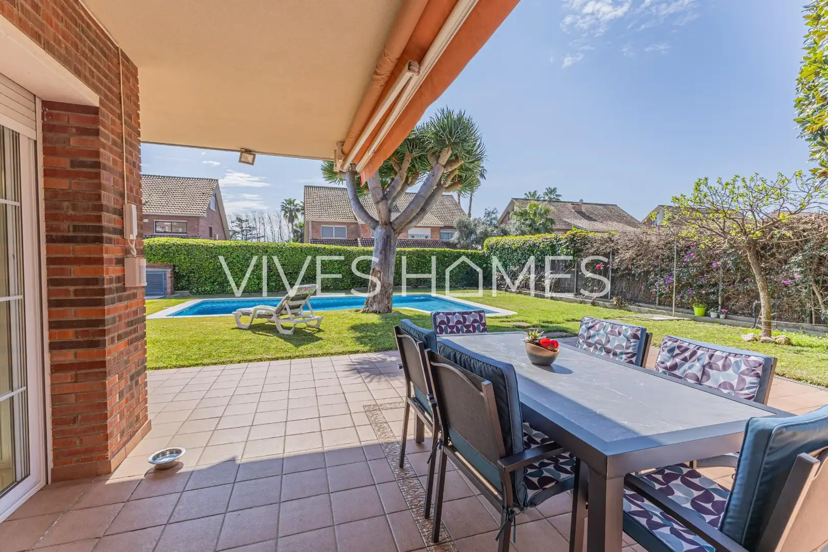 Garten von Haus oder Chalet zum Verkauf in Sant Vicenç de Montalt mit Klimaanlage, Heizung und Privatgarten