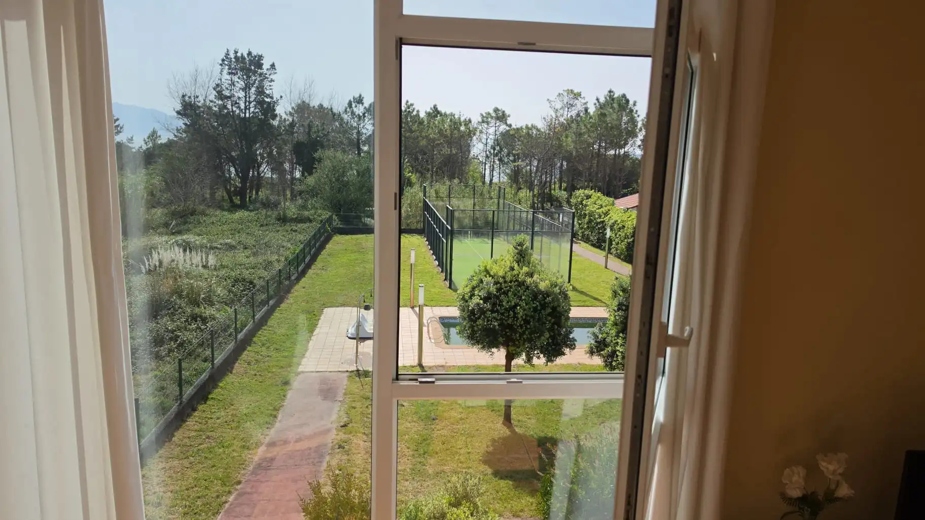 Jardí de Apartament de lloguer en Fisterra amb Traster, Moblat i Forn