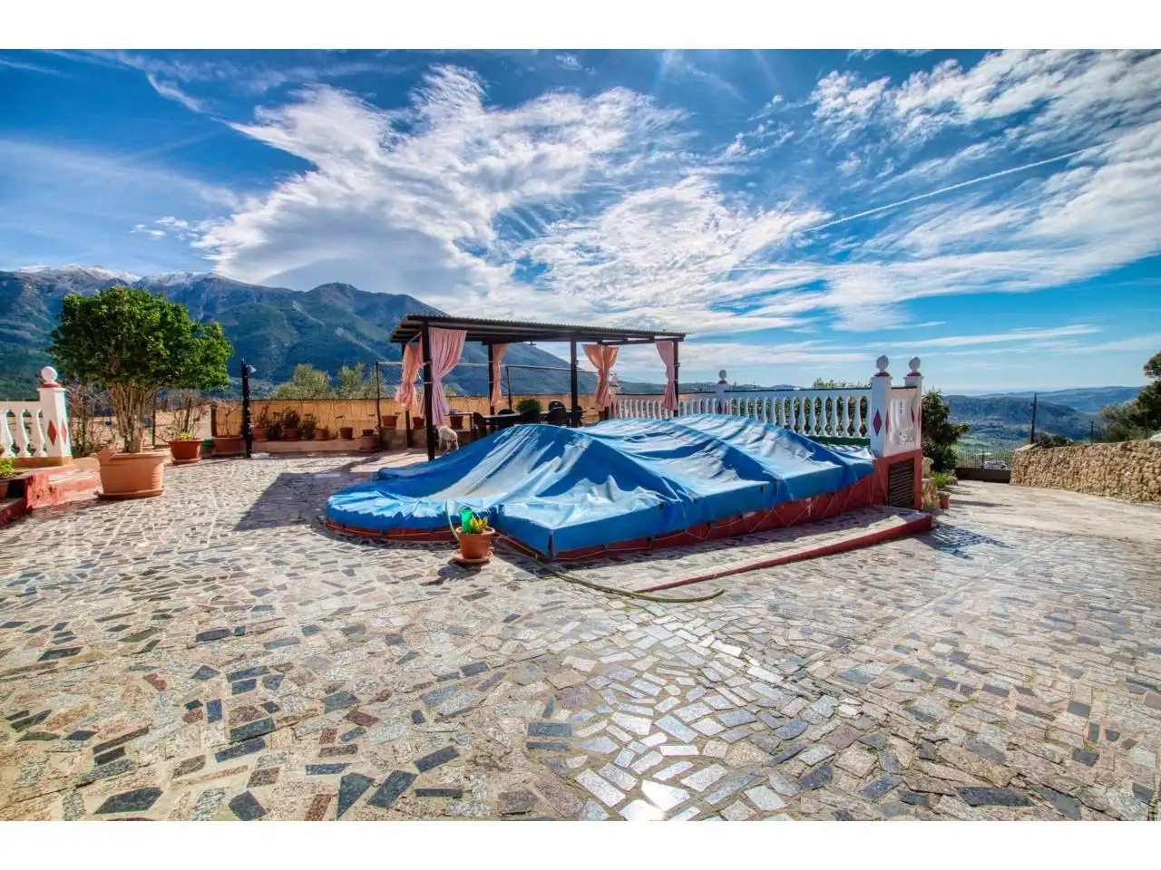 Terraza de Finca rústica en venta en Alcaucín con Terraza y Piscina