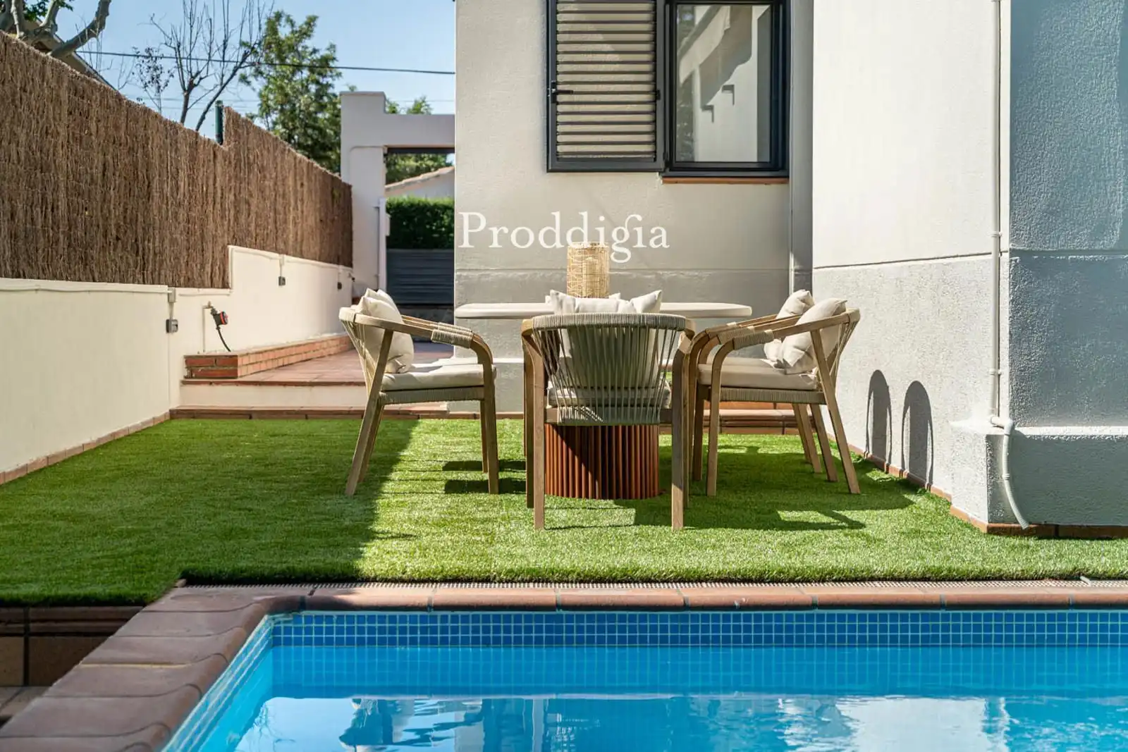 Terrace of Houses for rent in Sant Cugat del Vallès  with Air Conditioner, Swimming Pool and Alarm
