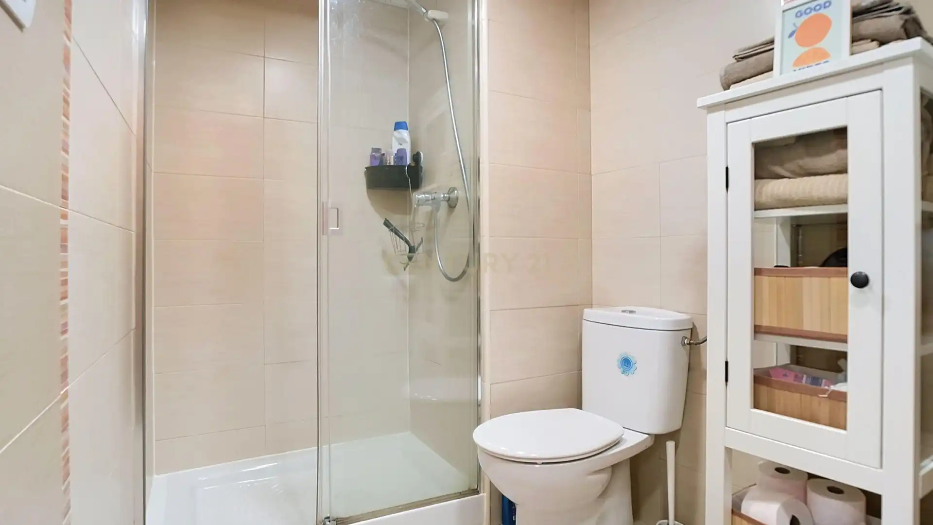 Badezimmer von Wohnungen zur Miete in Mijas mit Klimaanlage, Ofen und Waschmaschine