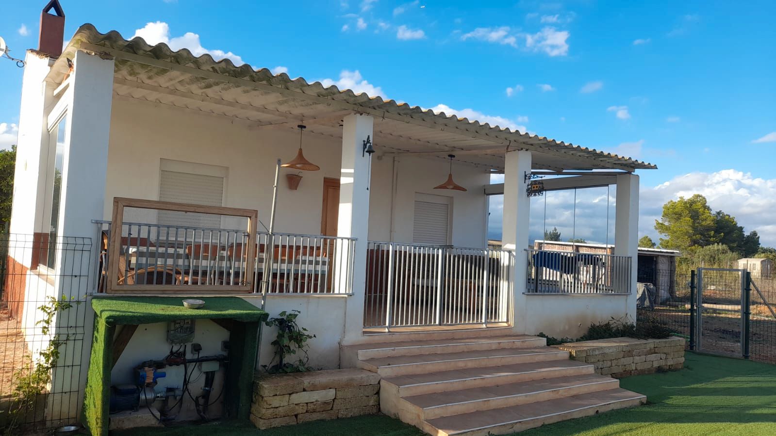 Vista exterior de Finca rústica en venda en Santa Eugènia amb Moblat