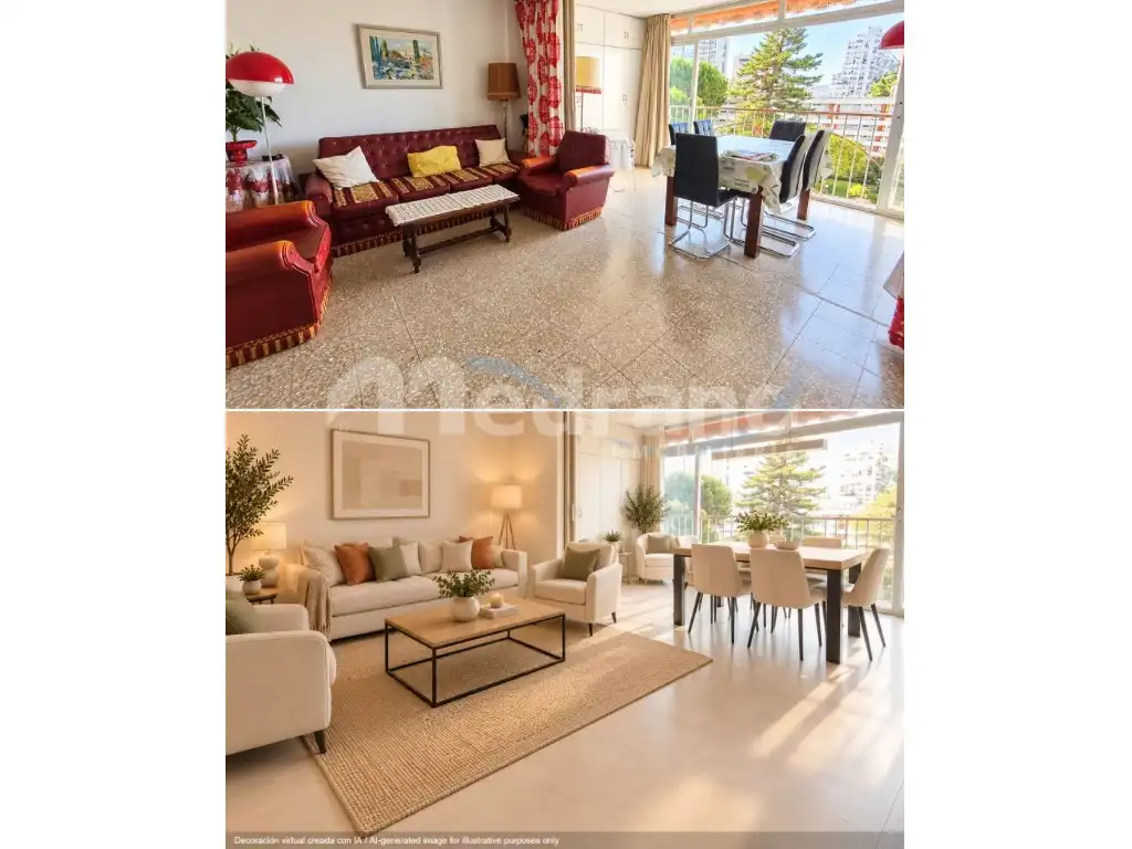 Sala de estar de Apartamento en venta en Benidorm con Terraza, Piscina y Piscina comunitaria