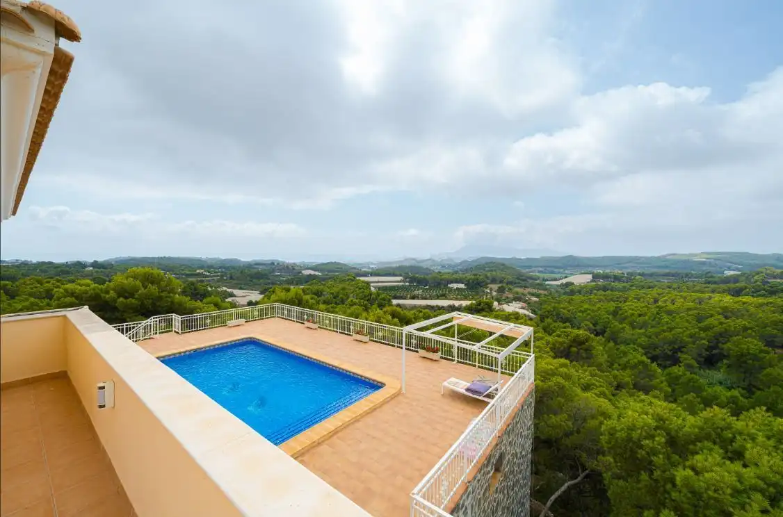 Piscina de Casa o chalet en venta en Altea con Aire acondicionado, Jardín privado y Trastero
