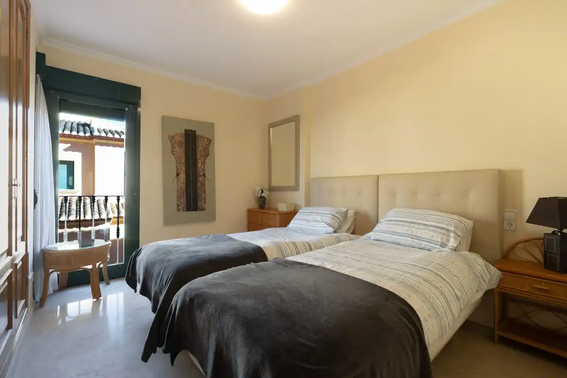 Dormitori de Pis en venda en Jávea / Xàbia amb Aire condicionat, Jardí privat i Moblat